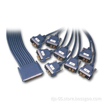 200Pin to 8 x V.35 Male LFH Cable, OEM and ODM are Welcome